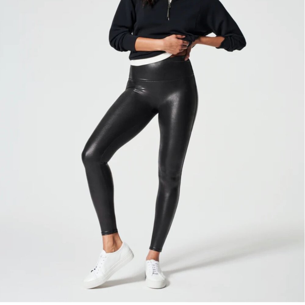 Spanx Faux Leather Leggings NWT